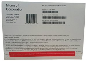 Microsoft FQC-08930 Software Fqc-08930 Windows 10 Professional 64bit 1