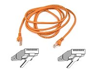 Belkin A3L791-25-ORG Patch Cable - Rj-45 (m) - Rj-45 (m) - 25 Ft - ( C