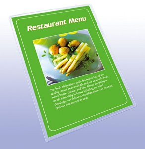 Royal RF05MENU0100 100 Pack Menu Size Laminating      Film 5mil 12inx1