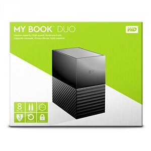 Western WDBFBE0080JBK-NESN Wd 8tb My Book Duo Desktop Raid External Ha