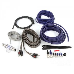 Belva BAK82BL Complete 8 Gauge Amp Kit Blue Wire