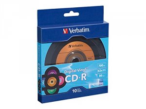 Verbatim 97935 (r)  700mb 80-minute Digital Vinyl Cd-rs (10 Pk)