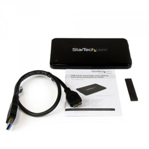 Startech S2510BPU337 .com 2.5in Usb 3.0 Sata Hard Drive Enclosure W Ua