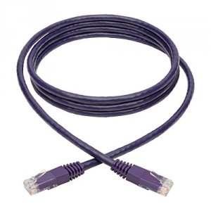 Tripp N200-006-PU Cat6 Cat5e Gigabit Molded Patch Cable Rj45 Mm 550mhz