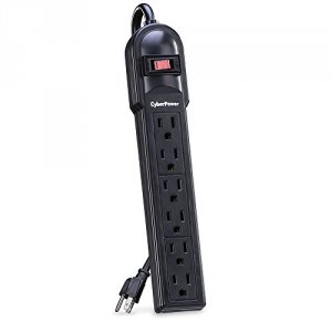 Cyberpower CSB6012 6 Nema 5-15r Outlets 12 Ft Cord 1500 Joules Emirfi