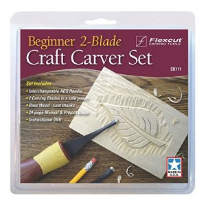 Flexcut SK111 Beginner 2-blade Craft Carver Set