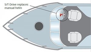 Intellisteer CW66500 Type T Fhelms Wtilt Function Fcable Steered Boats