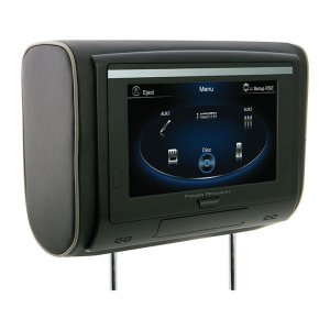 Power HDVD94T 9 Headrest Touchscreen Dvd 3 Color Skins