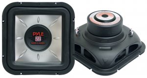 Pyle PLSQ12D Woofer 12  Square Style Dual 70oz. Magnet 1400watts