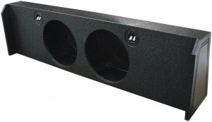 Qpower QBFORD122009DF Dual 12'' Downfire Subwoofer Box For 2009-14 For