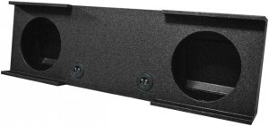 Qpower QBGMC1220074DR Bomb '07-'13 Gmc Dual 12 Woofer Box Under Seat D