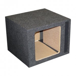 Qpower QHD112VSQ Single 12 Inch Vented Mdf Woofer Box