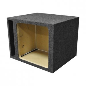 Qpower QHD115VSQ Dual 15-inch Square Vented Subwoofer Enclosure