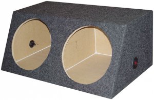 Qpower QSMBASS15 Empty Woofer Box (2)15