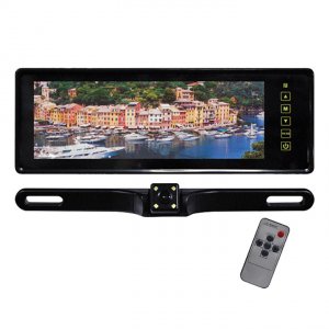 Tview RV808C 8.8 Tft Monitor Built In Rear View Mirror Back Up Camera