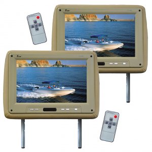 Tview T110PLTAN Monitor 11.2 Widescreen Tan In Headrest;;remote