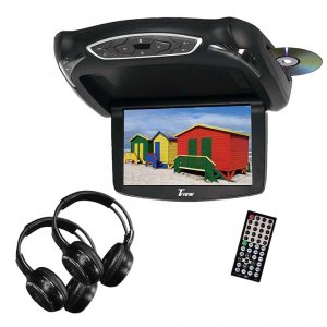 Tview T133DVFD 13.3 Widescreen Flip Down Monitor Dvd Player 3 Skins