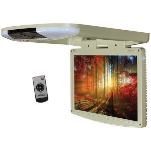 Tview T1588IRTAN 15.4 Wide Screen Led Flip Down Monitor (tan)