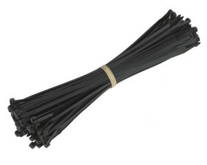 Xscorpion CT12 Black Wire Ties - 12 Inch, 100 Pack