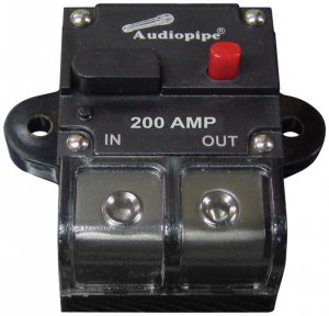 Nippon CB200AP Audiopipe 200amp Resettable Circuit Breaker For Protect