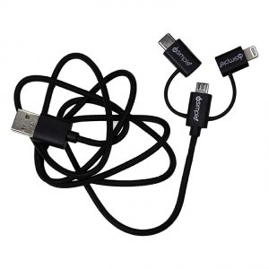 Pac IS9406BK Isimple Universal 3.3' Chargingsync Cable Black Has Light