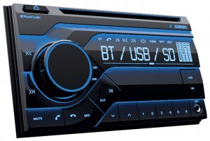 Planet PB475RGB Planet Double Din Mp3cdamfm Receiver Bluetooth Multi C