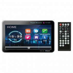 Power PD1032B 10.3 Dvdcdmp3 Double Din Receiver With Bluetooth  Detach