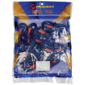 Qpower RCA3FTSFLEX10PK (10 Pack) 3 Ft. Rca Superflex