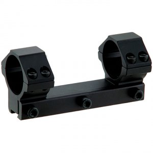 Utg RGPM2PA25M4 1pc Medium Profile Airgun Mount With Stop Pin 1 Dia