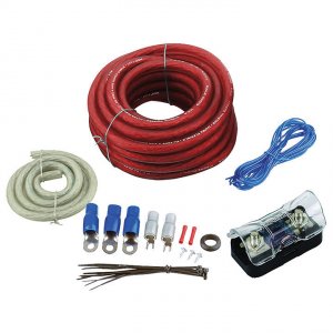 Xscorpion BGE4RB 4ga Amplifier Wiring Kit - Redgold Edition