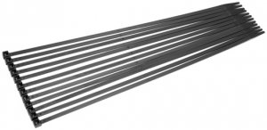 Xscorpion CT6 6-inch Black Wire Ties - 100 Pack