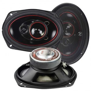 Audiopipe CSL6923R Redline 6x9 3-way Car Speakers - 400 Watt Power