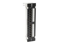 Tripp N050-P12 12-port Wall-mount Cat5e Poe 110 Patch Panel, 568b, Rj4