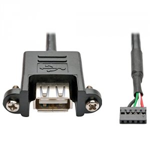 Tripp U024-001-5P-PM Usb 2.0 Hi-speed Panel Mount Cable, 5-pin Motherb