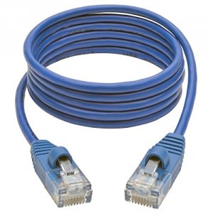 Tripp N001-S04-BL 4ft Cat5e Cat5 Snagless Molded Slim Utp Patch Cable 