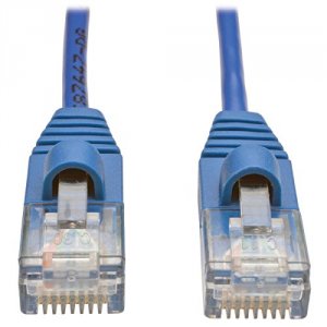 Tripp N001-S04-BL 4ft Cat5e Cat5 Snagless Molded Slim Utp Patch Cable 