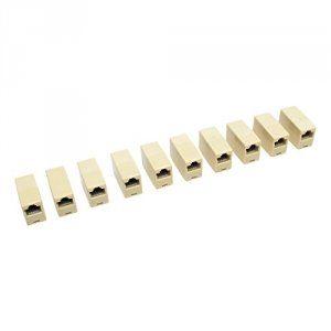 Tripp N033-001-10PK Telephone Straight-through Modular In-line Coupler