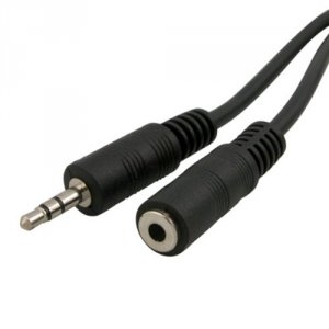 Qvs CC400-50 50ft 3.5mm Mini-stereo Male     To Female Speaker Extensi