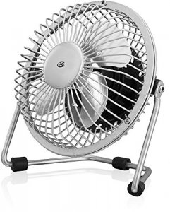 Dpi AU25S Personal Desktop Fan Silver