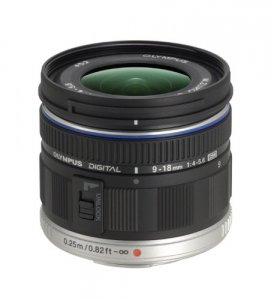 Olympus 261503 M.zuiko Digital - Wide-angle Zoom Lens - 9 Mm - 18 Mm -