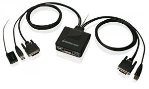 Iogear GCS922MDPKIT 2-port Usb Dvi Cable Kvm Switch With Mini Displayp