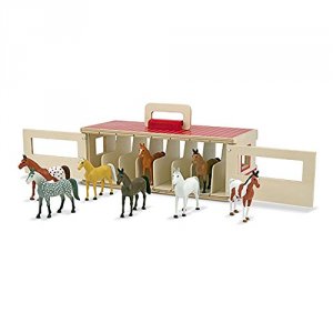 Melissa 3744 Take-along Show-horse Stable    Classic Toys Play Sets