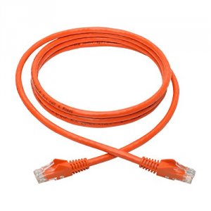 Tripp N201-006-OR 6ft Cat6 Snagless Molded Patch Cable Utp Orange Rj45