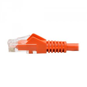 Tripp N201-006-OR 6ft Cat6 Snagless Molded Patch Cable Utp Orange Rj45