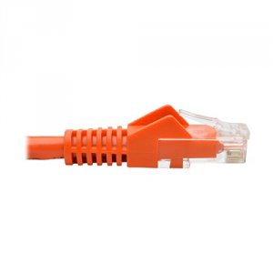 Tripp N201-006-OR 6ft Cat6 Snagless Molded Patch Cable Utp Orange Rj45