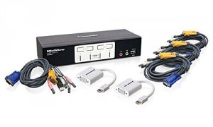 Iogear GCS1804MDPKIT 4port Usb Vga Kvm With Osd And Mini Displayport