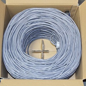 Premiertek CAT6-BC-1KFT-GY Bulk 1000ft Cat6 Grey Utp 23awg