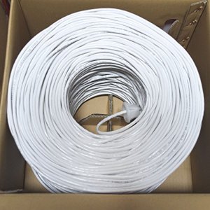 Premiertek CAT5E-1KFT-W Bulk 1000ft Cat5e White Utp