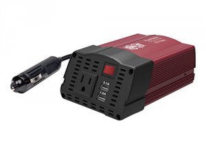 Tripp PV150USB 150w Compact Car Inverter 12v 120v 2-port Usb Charging 