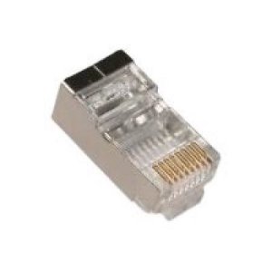 Unirise CAT5EEND-100PK-SH Cat5e Rj45 Connectors Universal For Solid An